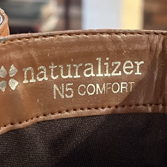 Naturalizer womens comfort leather brown leather tall boots size 8.5M - Picture 5 of 12